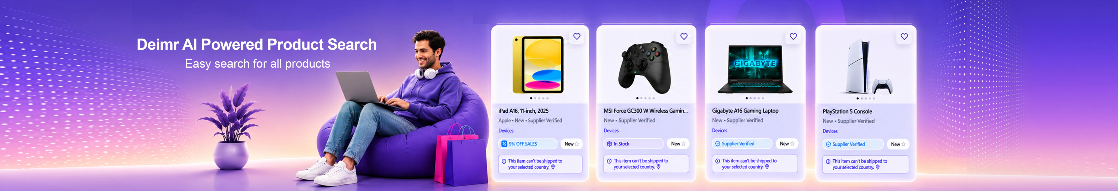 Smartwatches store front banner