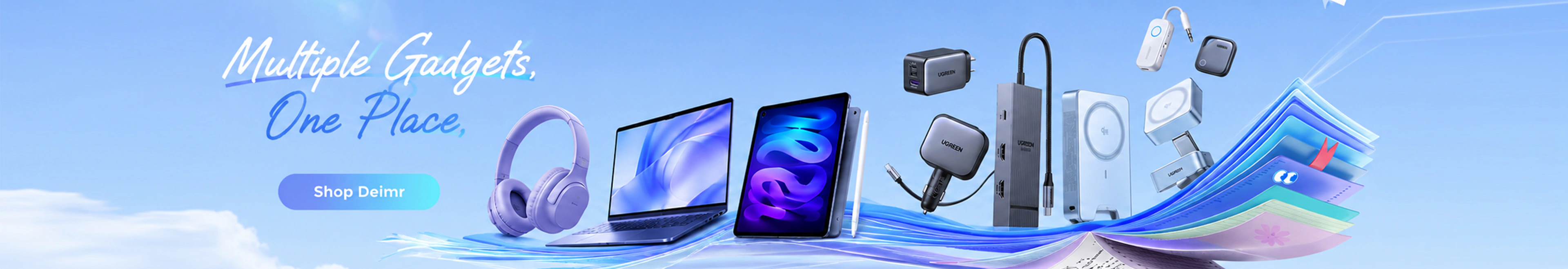 Tablets & iPads store front banner