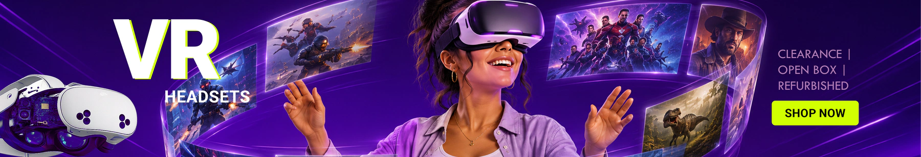 VR Headsets category banner